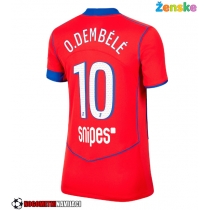 Ženske Nogometnih dresov Paris Saint-Germain Ousmane Dembele #10 Tretji 2025-26 Kratki rokavi